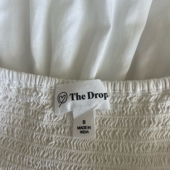 White Ruffle Mini Cottagecore Lightweight Sleeveless Cotton Linen Dress - Picture 3 of 6